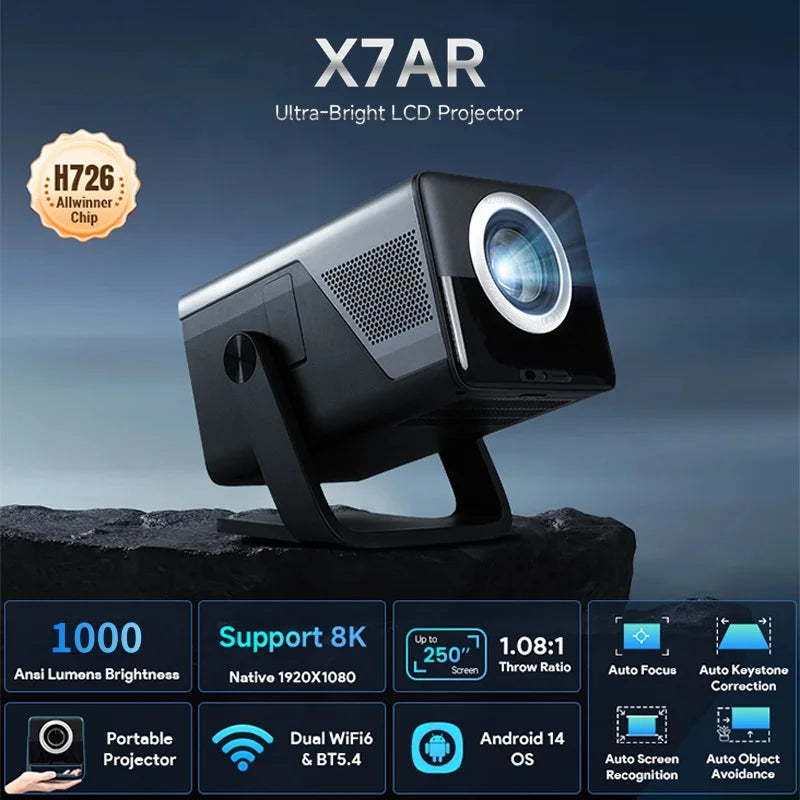 LynCast X7 AI Projector With Android 14 8K Support