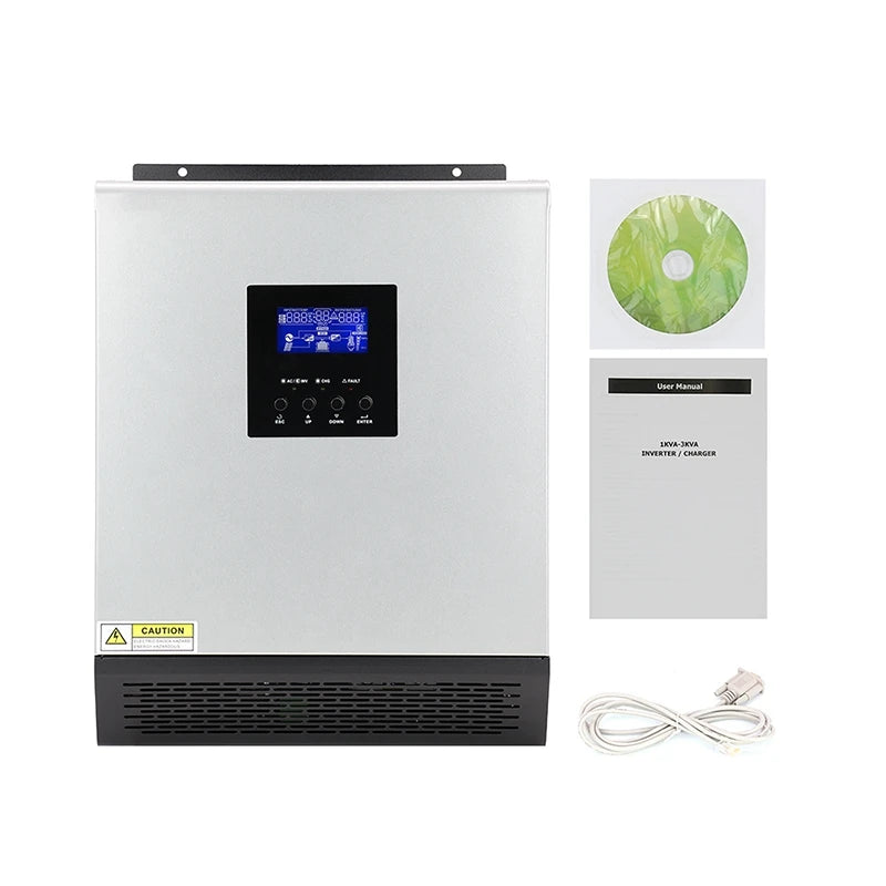 ECGSOLAX 2400W Hybrid Solar Inverter 24V 110V PWM 50A