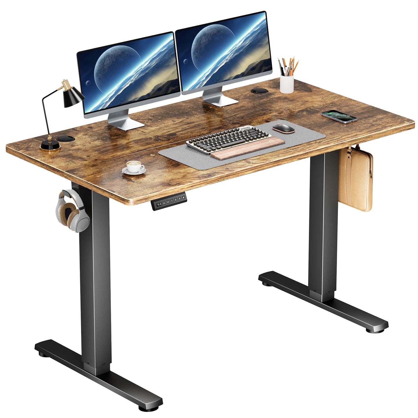 JHK Electric Standing Desk Height Adjustable Sit Stand Ergonomic Workstation