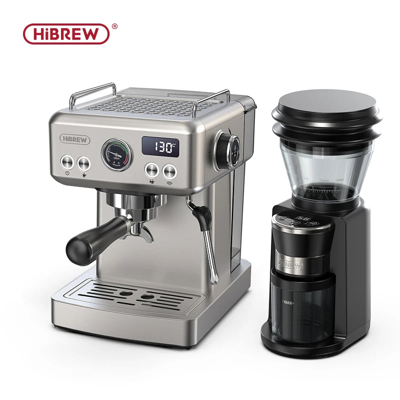 HiBREW 20Bar Semi Automatic Espresso Machine With 58mm Portafilter