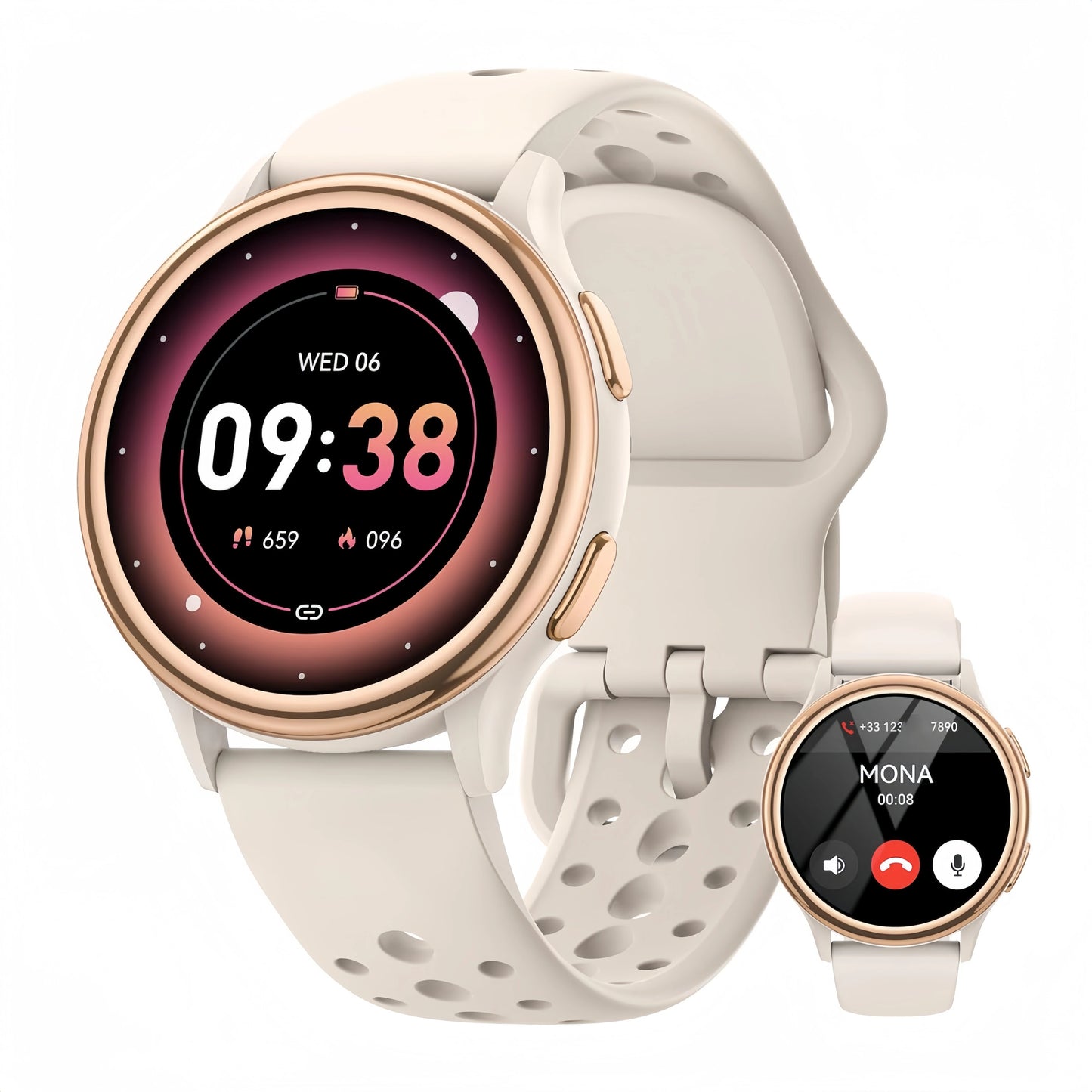 AnyloopCa Women's Smartwatch Fitness Tracker with 400 Faces