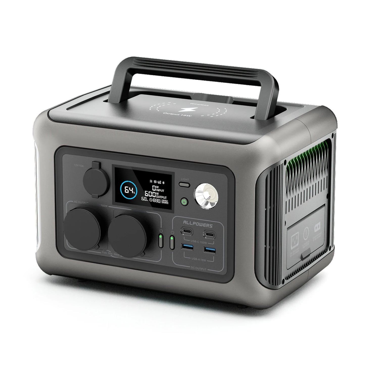 ALLPOWERS 299Wh LiFePO4 Portable Solar Power Station for Camping RV