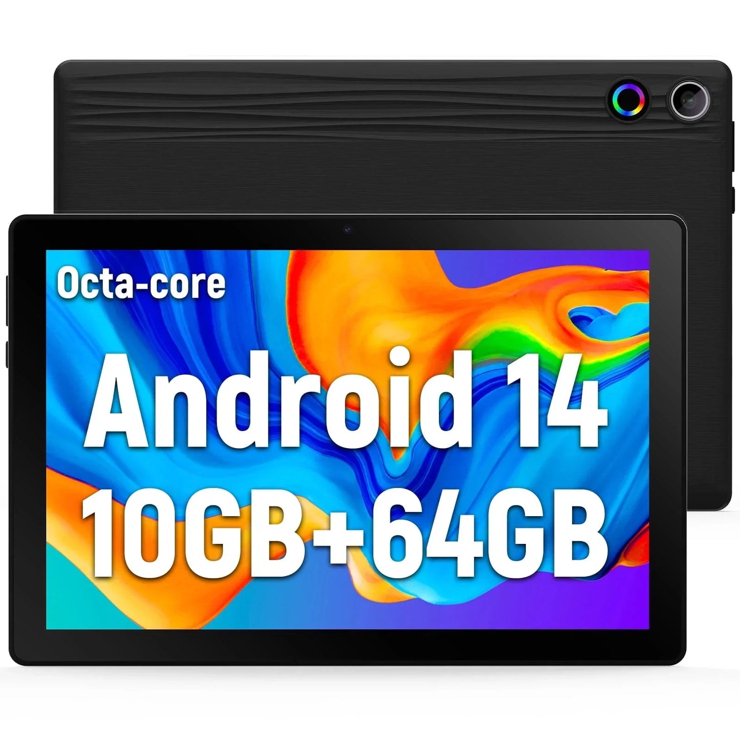BESTSKI Android Tablet Octa-Core 10GB RAM 64GB ROM Dual Cameras