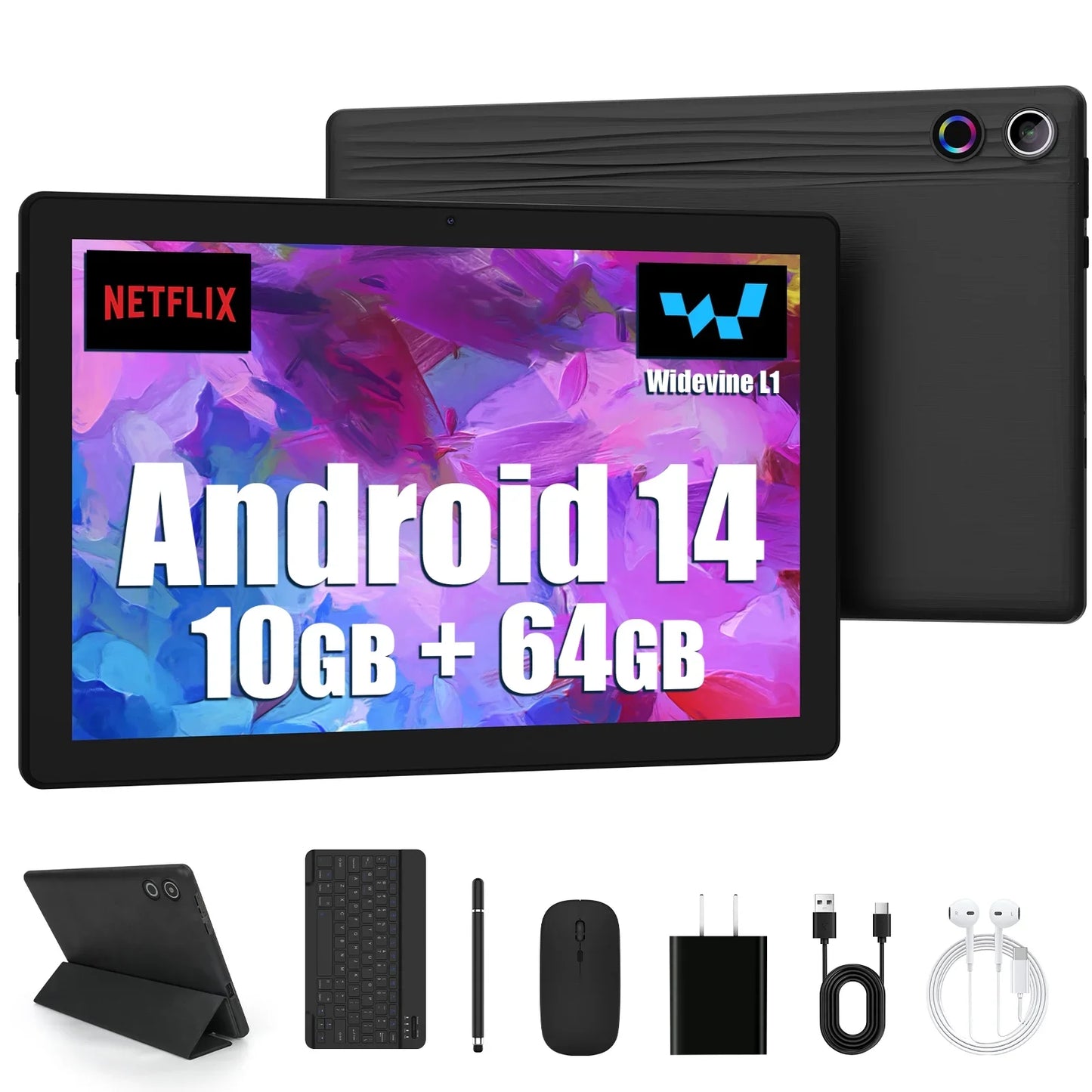 URAOCamera Android Tablet A523 Octa Core 12GB RAM 64GB ROM Face Unlock