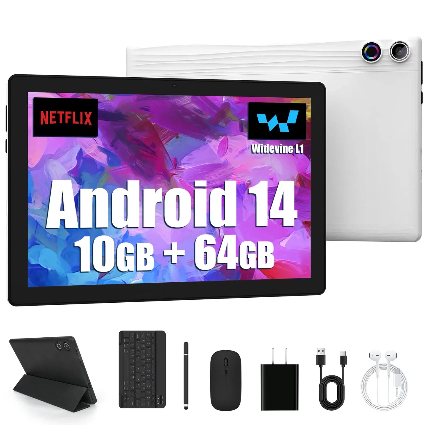 URAOCamera Android Tablet A523 Octa Core 12GB RAM 64GB ROM Face Unlock