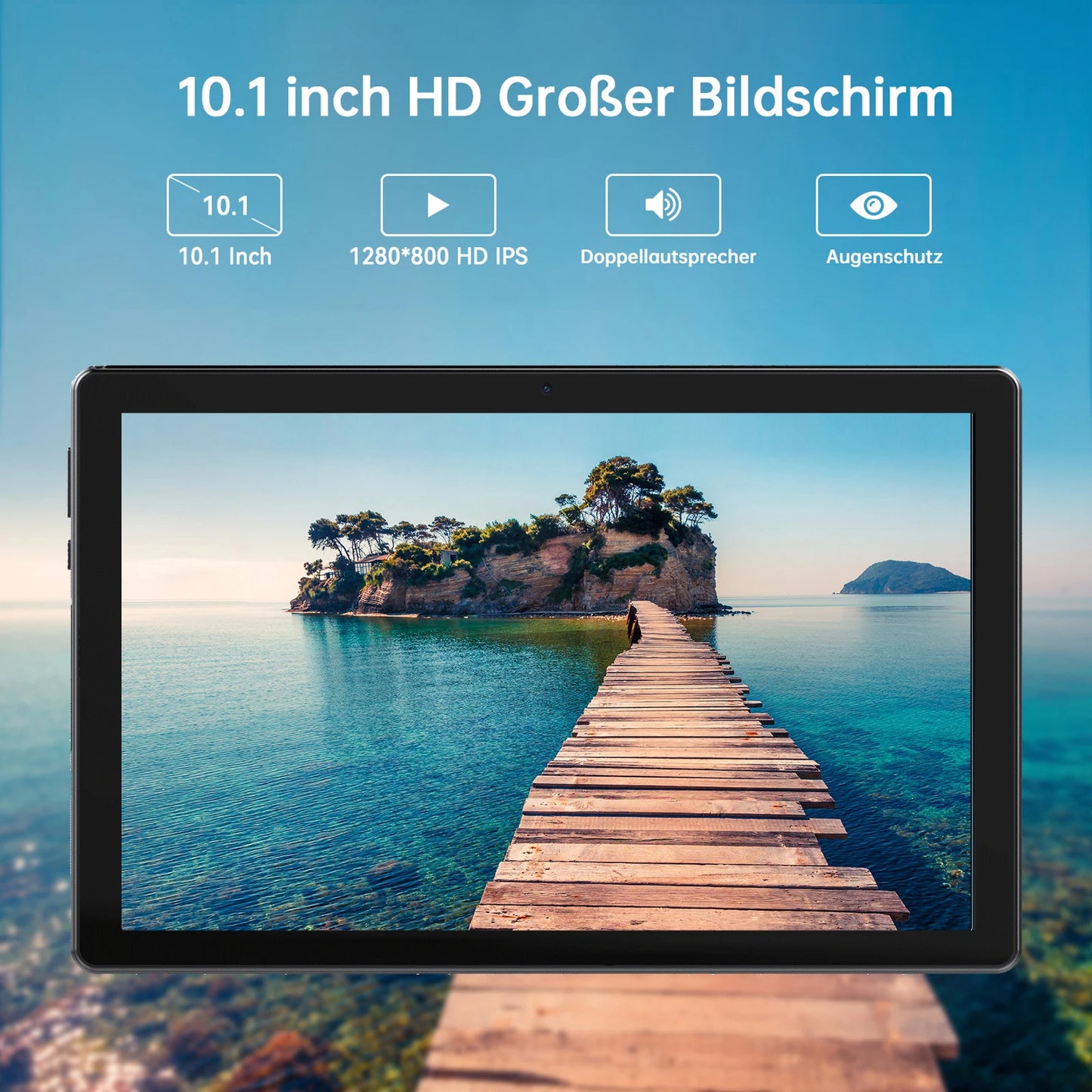 URAOCamera Android Tablet A523 Octa Core 12GB RAM 64GB ROM Face Unlock