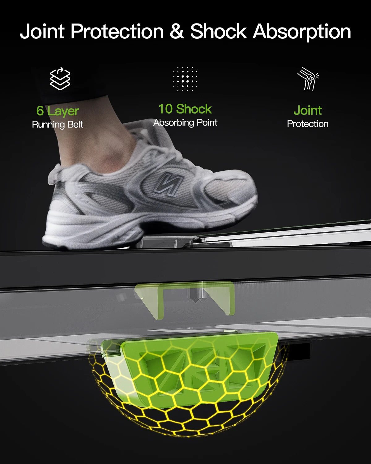 AKLUER Walking Pad With Incline Under Desk Treadmill Remote 2.5HP