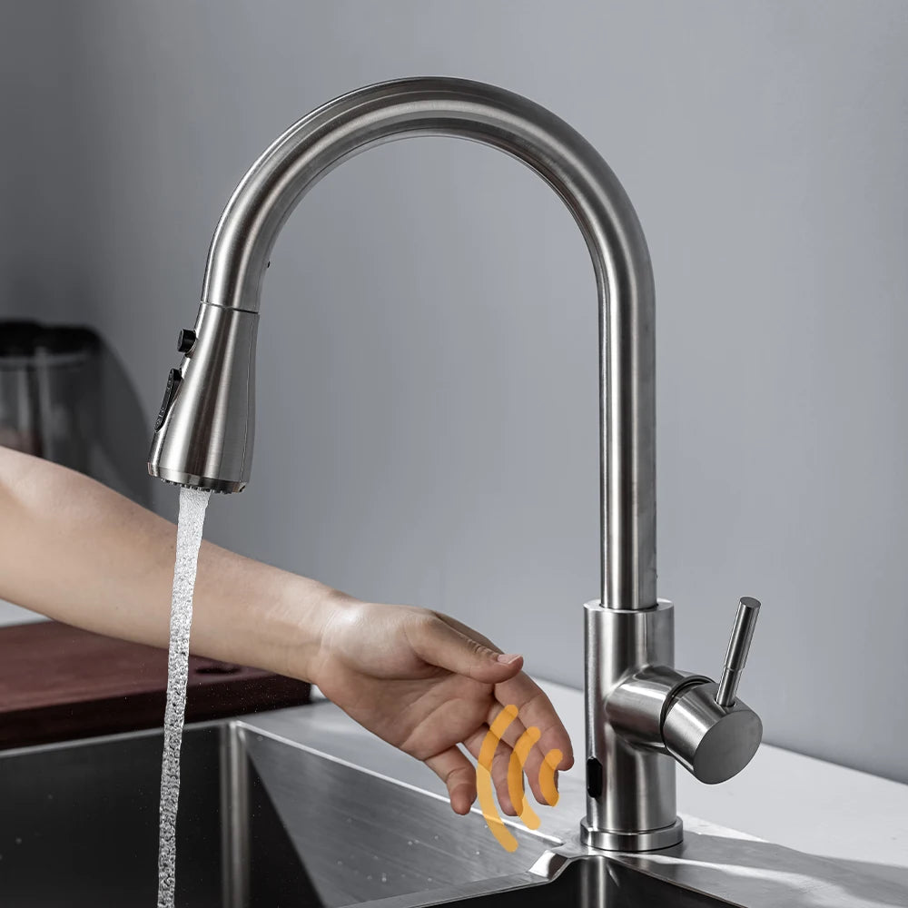 DQOK Touchless Kitchen Faucet With Infrared Sensor