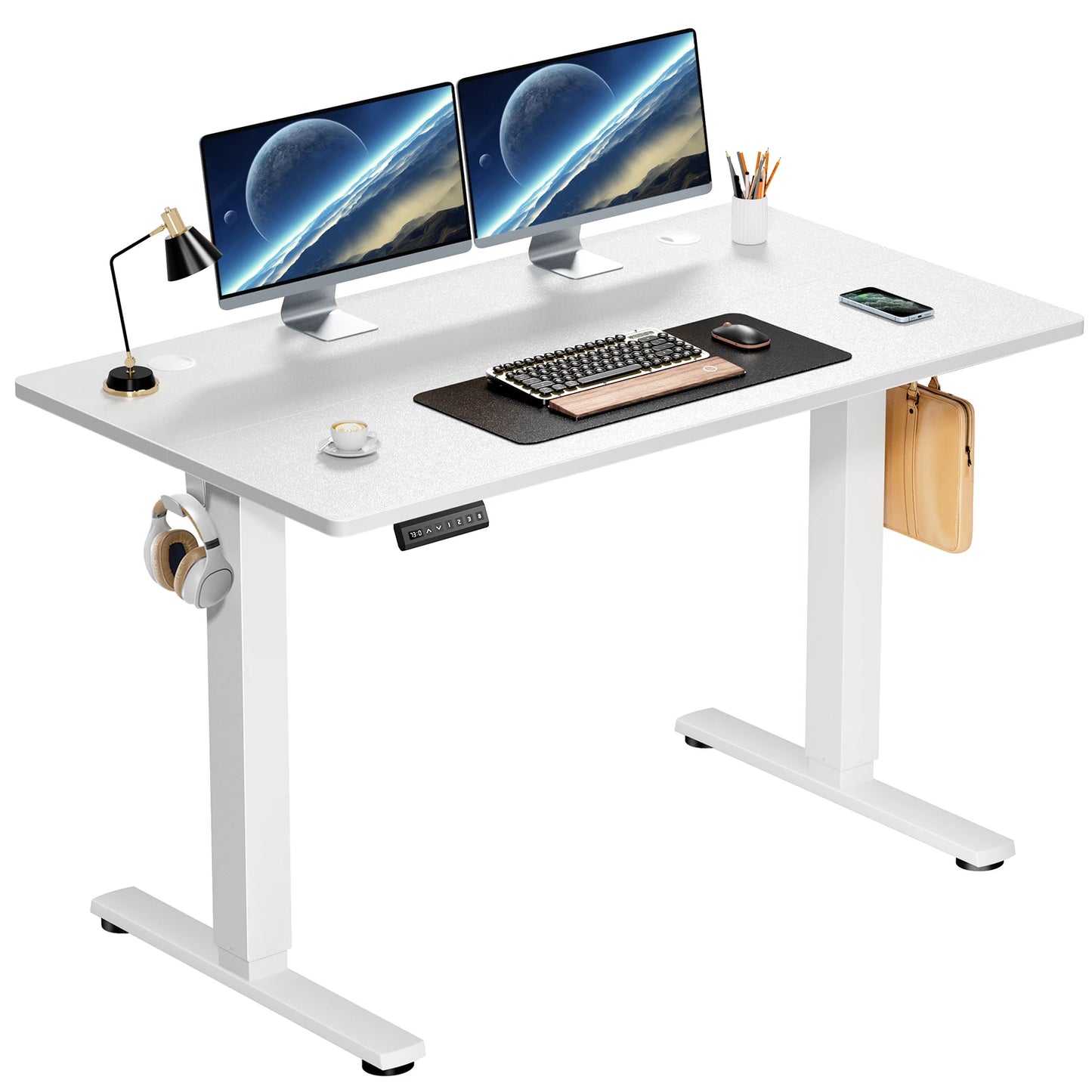 JHK Electric Standing Desk Height Adjustable Sit Stand Ergonomic Workstation