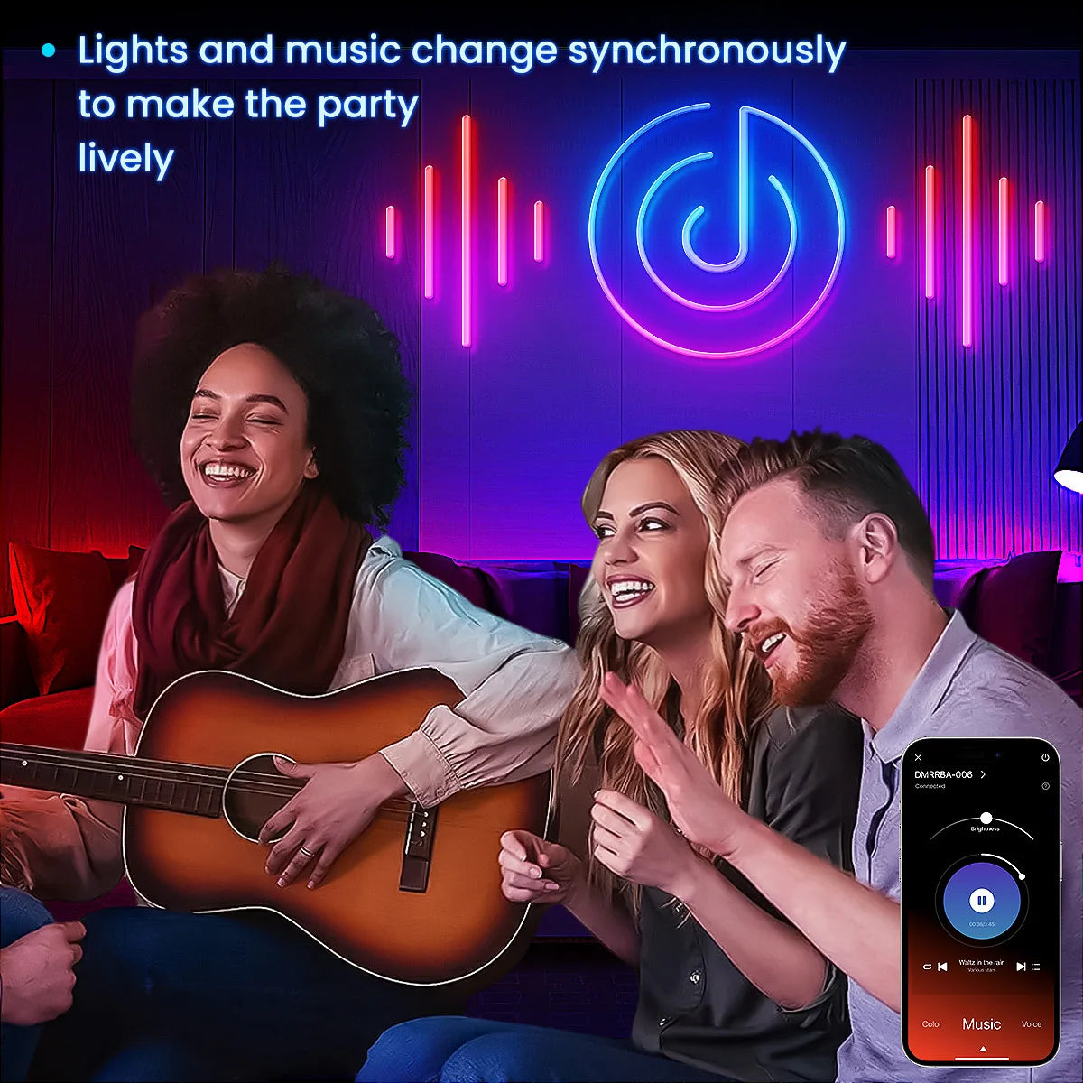 Aiopp Neon LED Rope Lights With RGB Remote App Control