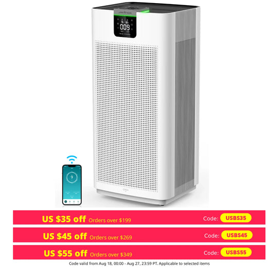 Jafanda True HEPA Air Purifier for Large Rooms with Alexa