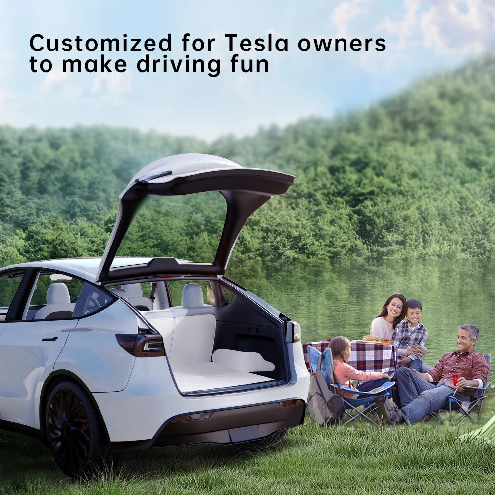 YZF Leather Trunk Mat For Tesla Model Y Waterproof Cover