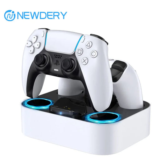 NEWDERY PS5 Controller Charger Station For DualSense Edge Dock