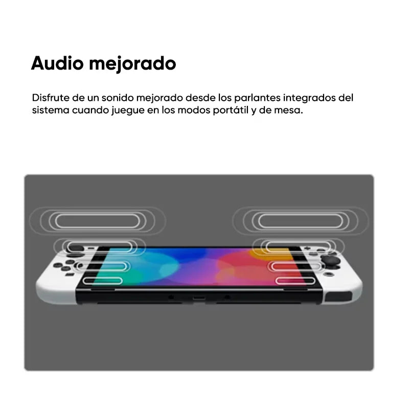 Nintendo Switch OLED Model Handheld Console TV Mode Tabletop