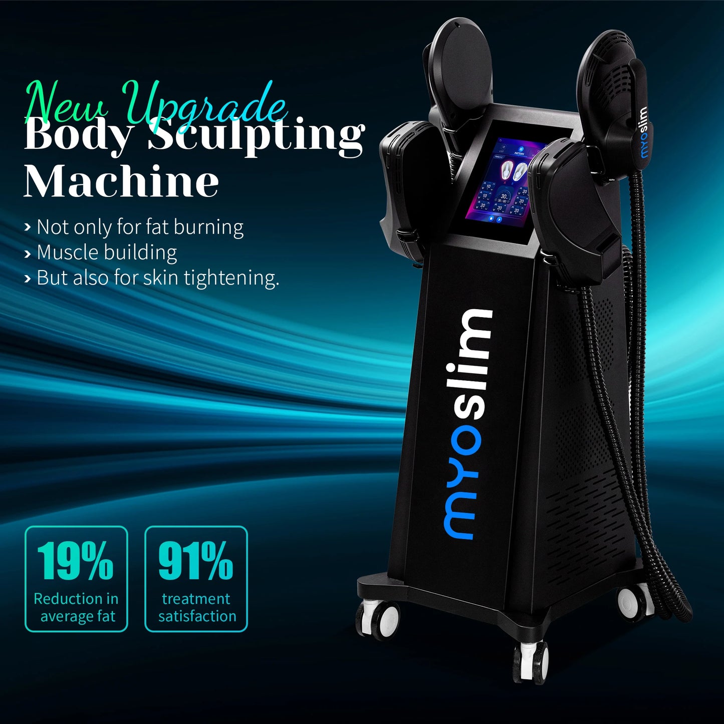 DLS MYO Slim RF 6500W Fat Burning Body Sculpting Machine