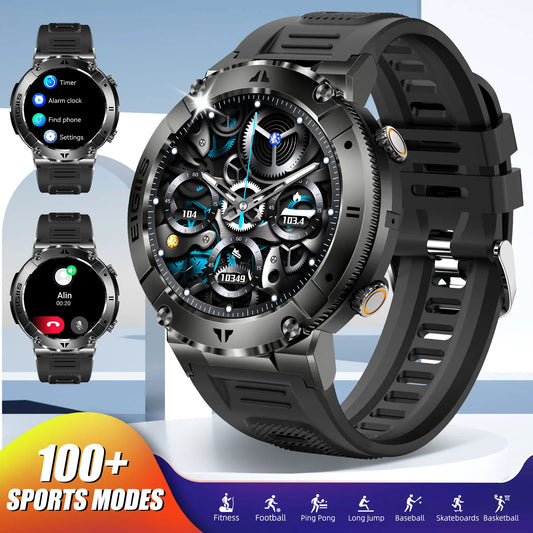 LaNikar Smart Watch Men TFT Bluetooth Call Blood Pressure Monitor