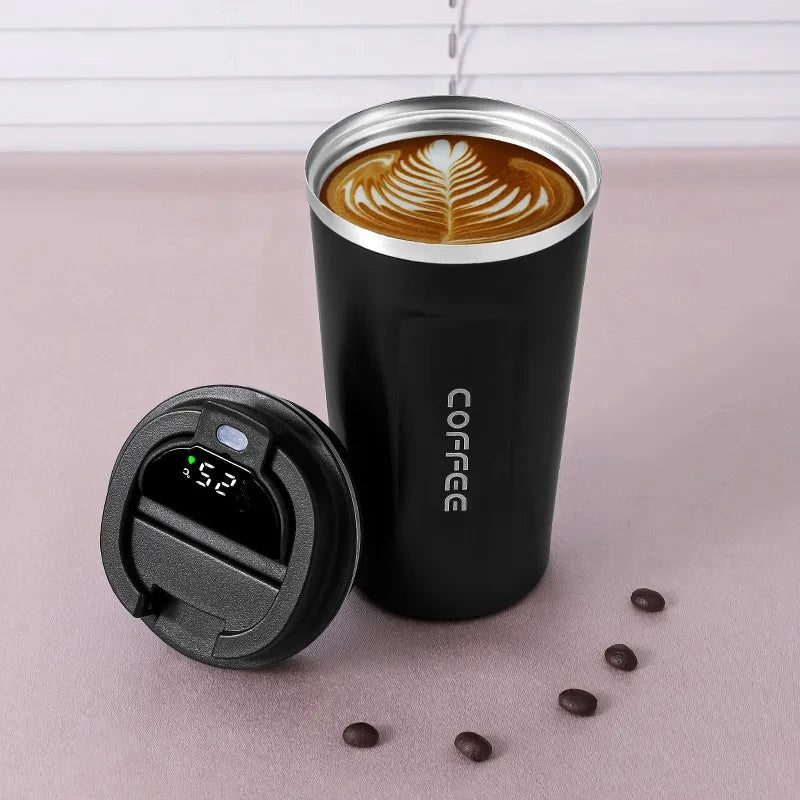 Smart Temperature Display Stainless Steel Vacuum Thermos Bottle