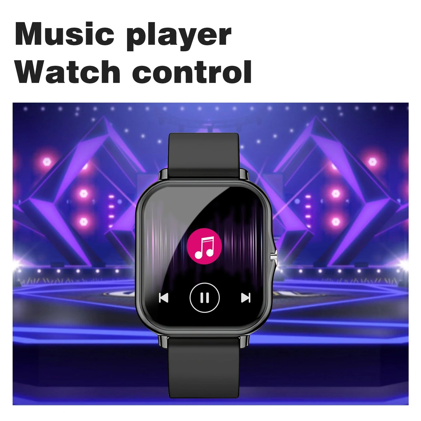 Odelettevcy Smart Watch With Bluetooth 5.0 Call Dial SMS Reminders