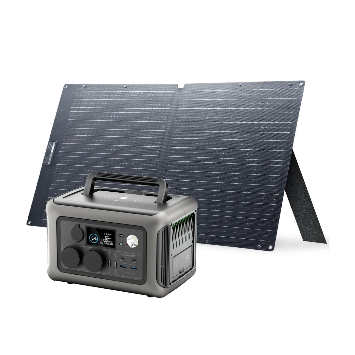 ALLPOWERS 299Wh LiFePO4 Portable Solar Power Station for Camping RV