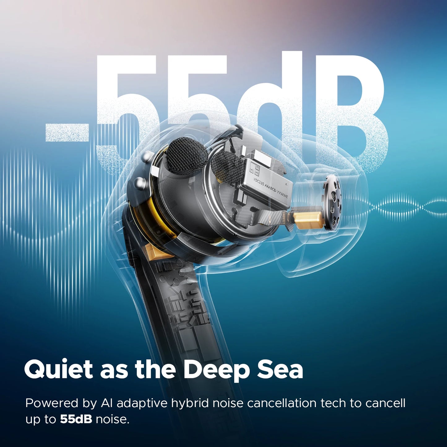 SoundPEATS Air5 Pro Wireless Earbuds With Bluetooth 5.4 ANC