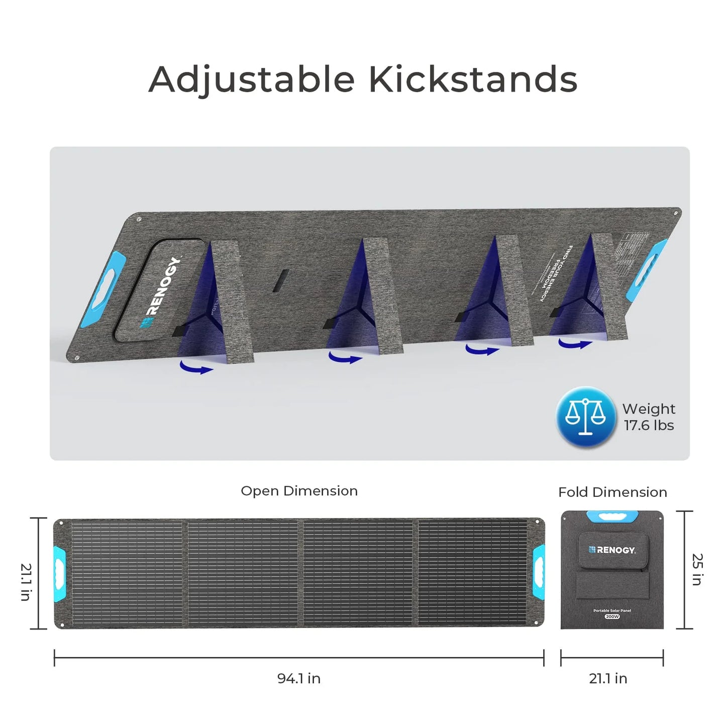 Renogy Portable Foldable Solar Panel For Power Stations