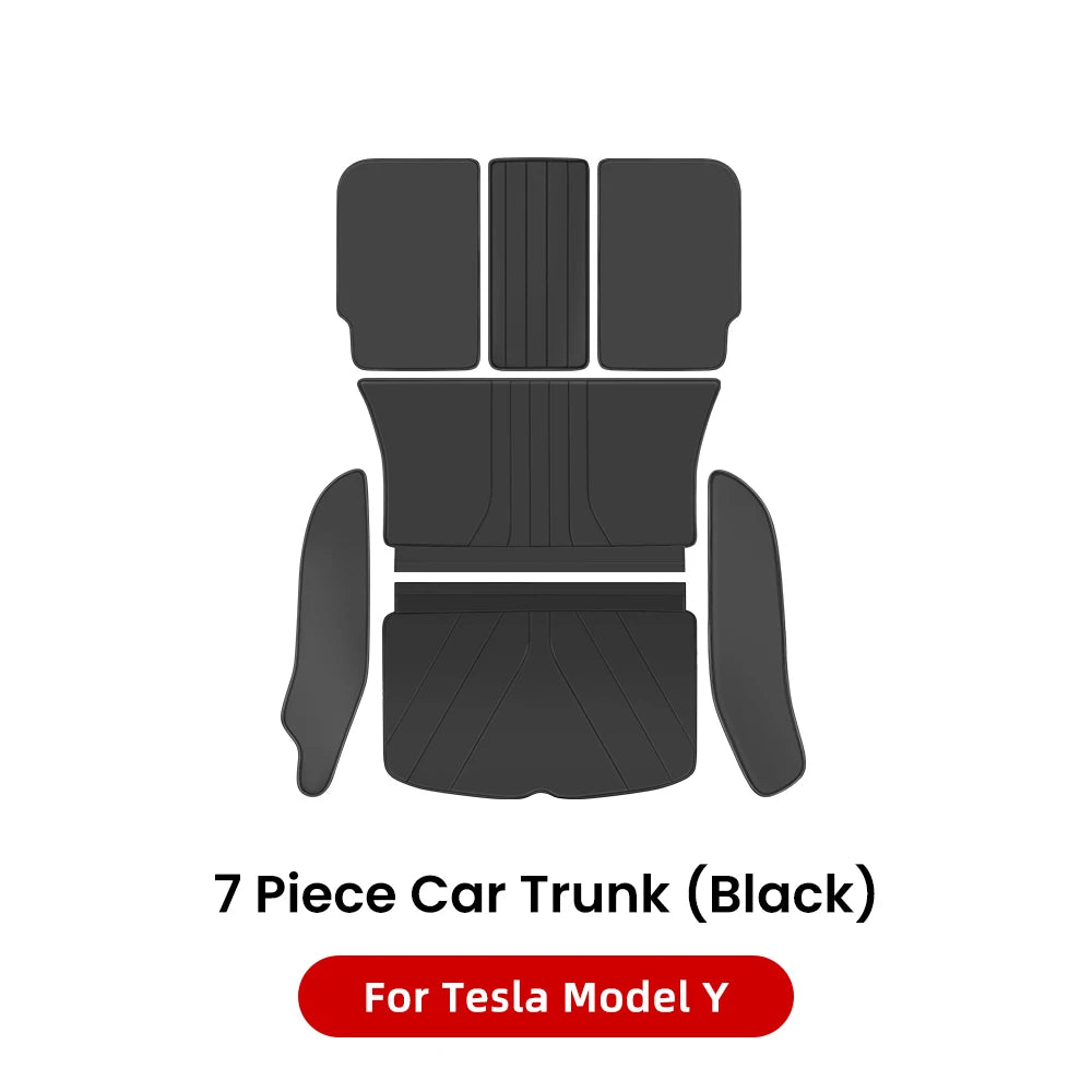 YZF Leather Trunk Mat For Tesla Model Y Waterproof Cover