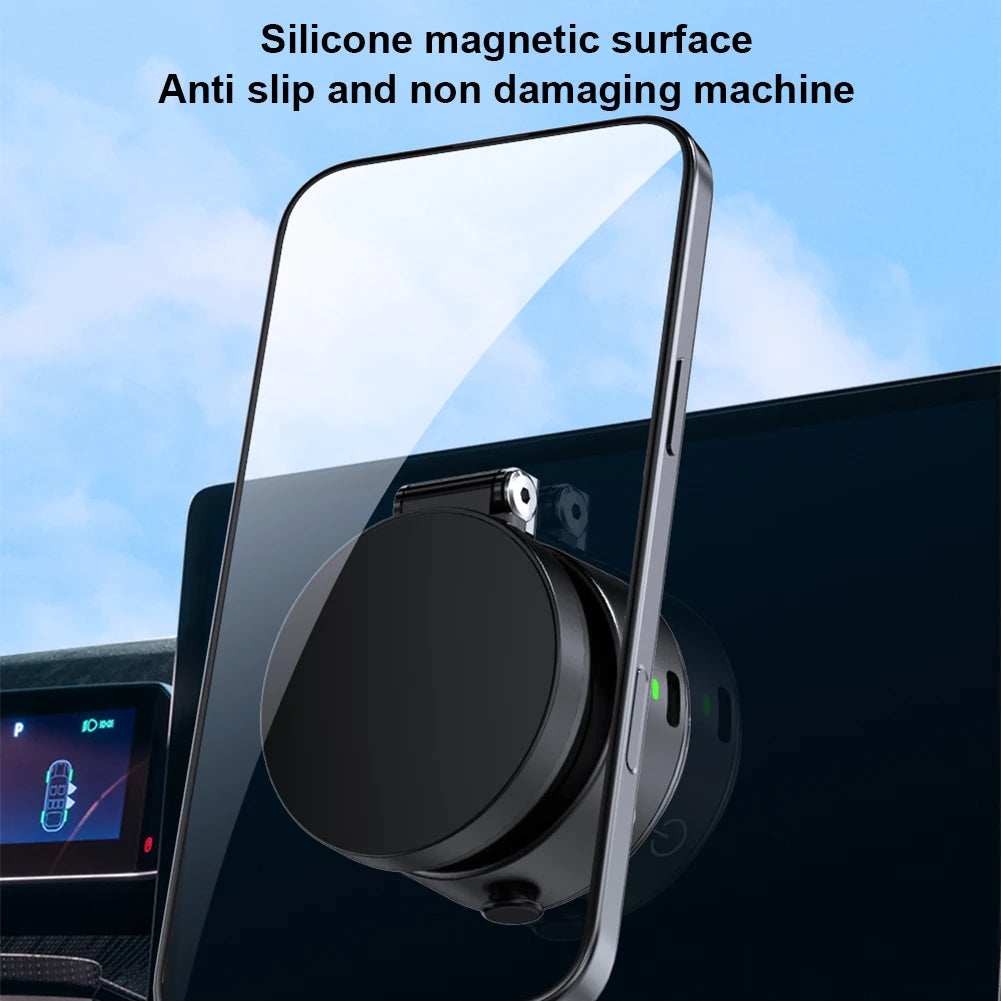Jaysuing MagSafe Magnetic Vacuum Car Phone Holder 360 Rotating Stand