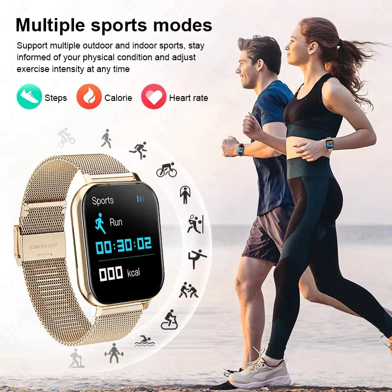LAXASFIT Smartwatch With Touch Display And Bluetooth Calling Android iOS