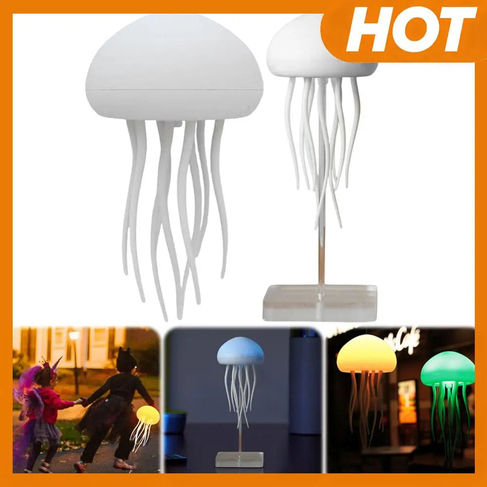 APWIKOGER Jellyfish Night Light With Rotating Tentacles