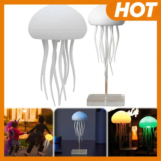 APWIKOGER Jellyfish Night Light With Rotating Tentacles