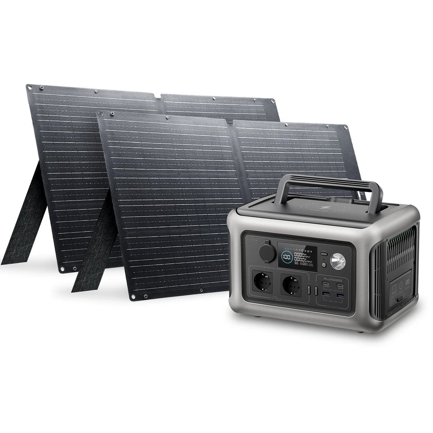 ALLPOWERS 299Wh LiFePO4 Portable Solar Power Station for Camping RV