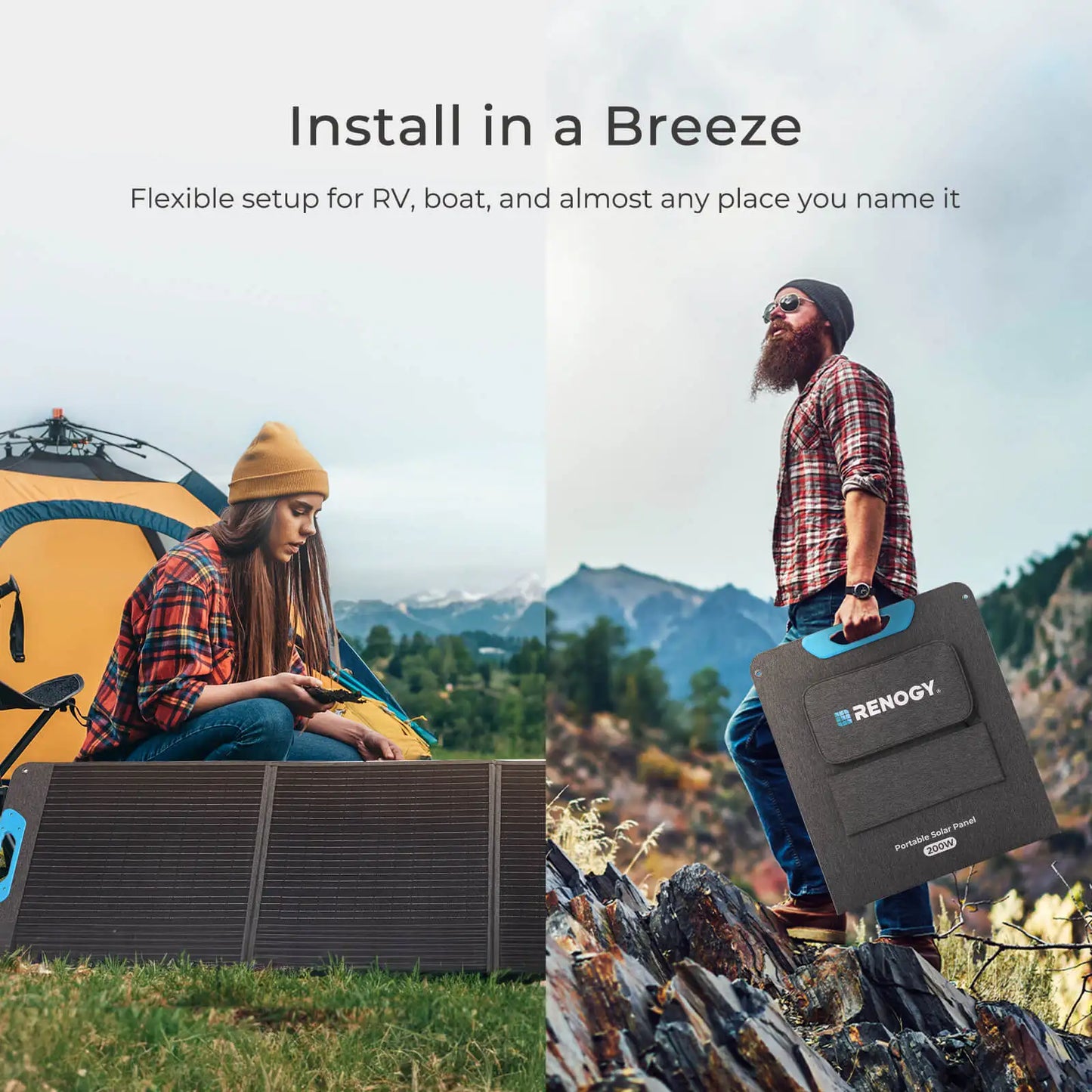 Renogy Portable Foldable Solar Panel For Power Stations