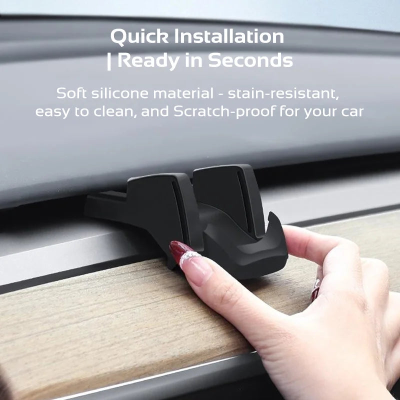 Tesla Model 3 Y Dashboard Phone Holder Soft Silicone Clip