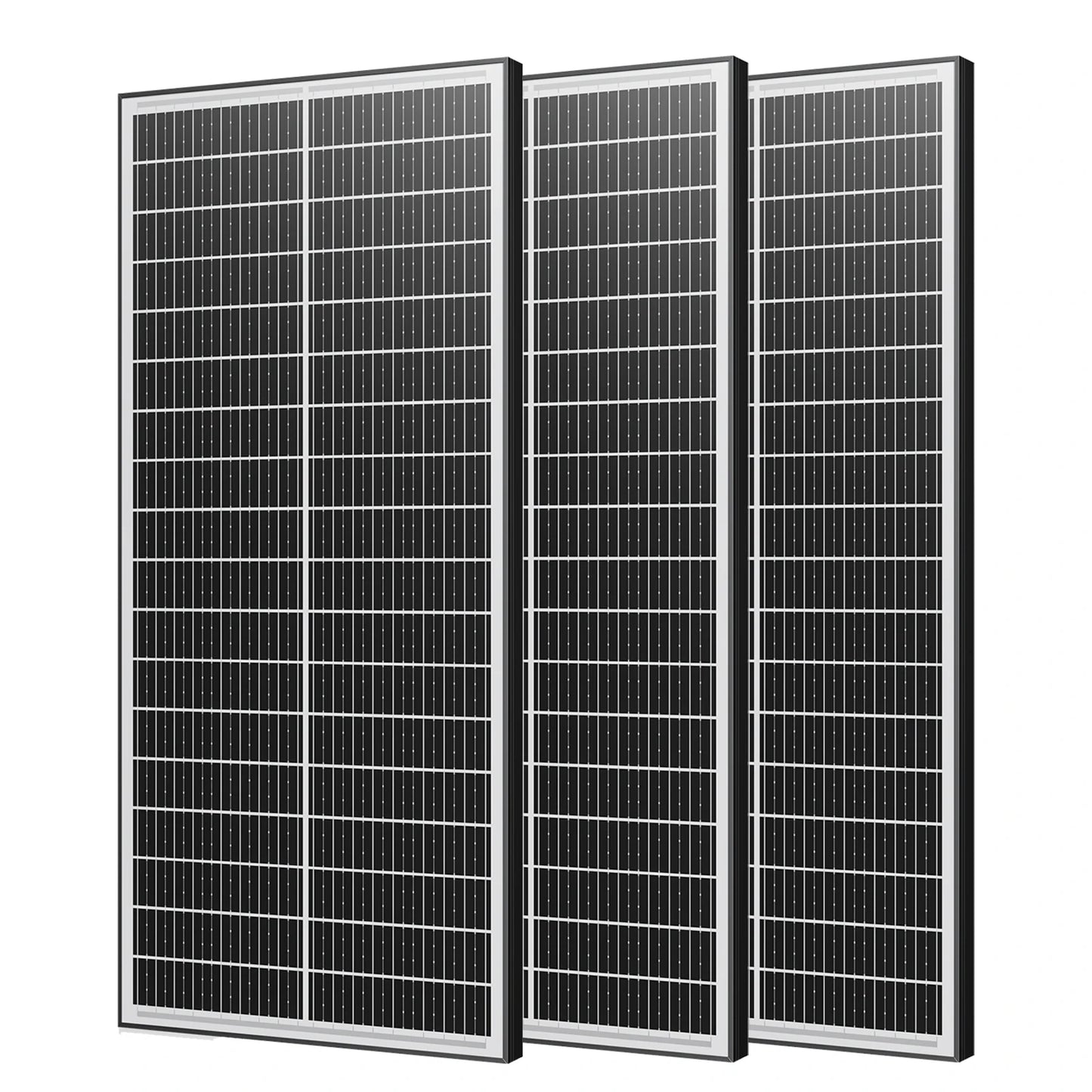 Rvpozwer 400W 12V Double Sided Monocrystalline Solar Panel