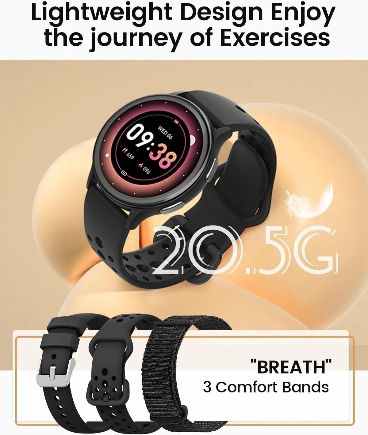 AnyloopCa Smartwatch For Women Fitness Tracker For iPhone And Android
