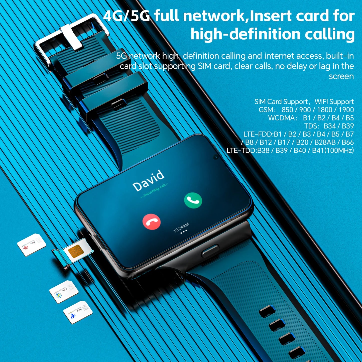 Lokmat APPLLP Max Android Smartwatch 4G Phone Dual Camera