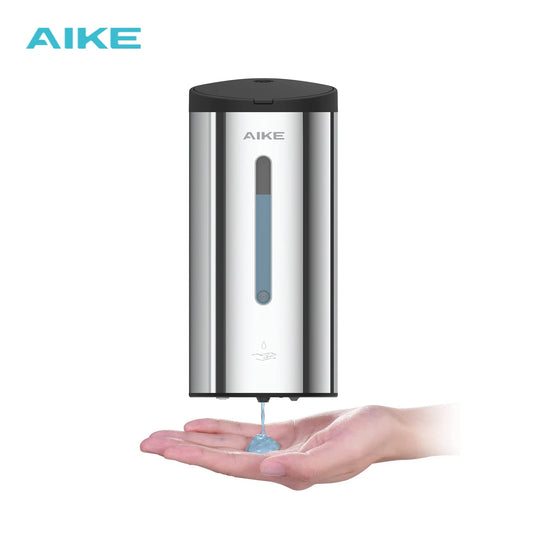 AIKE Automatic Liquid Soap Dispenser Stainless Steel Wall Mount Sensor