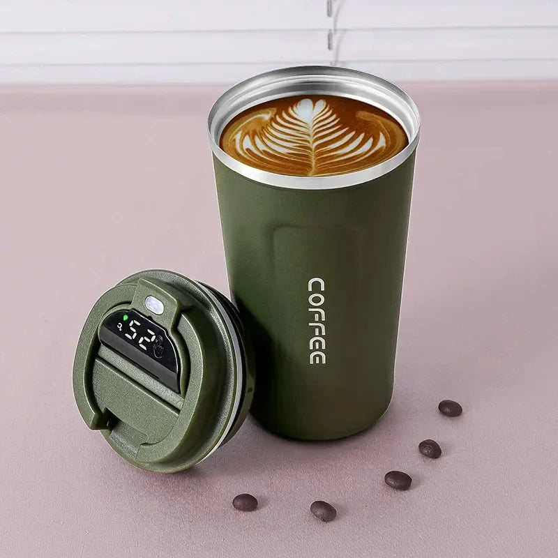 Smart Temperature Display Stainless Steel Vacuum Thermos Bottle