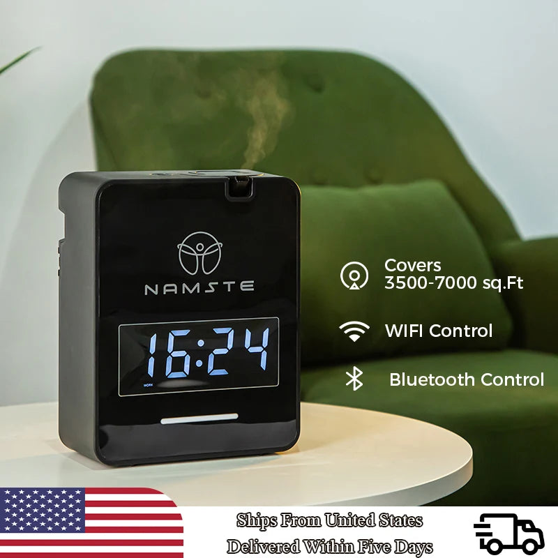 Namstec WiFi Bluetooth Diffuser Aromatherapy 300ml Essential Oil Air Purifier