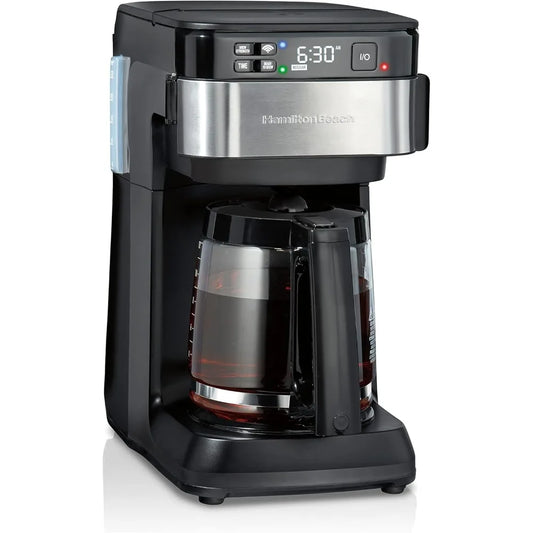 XMSJ Hamilton Beach Alexa Compatible Smart Coffee Maker 12 Cup