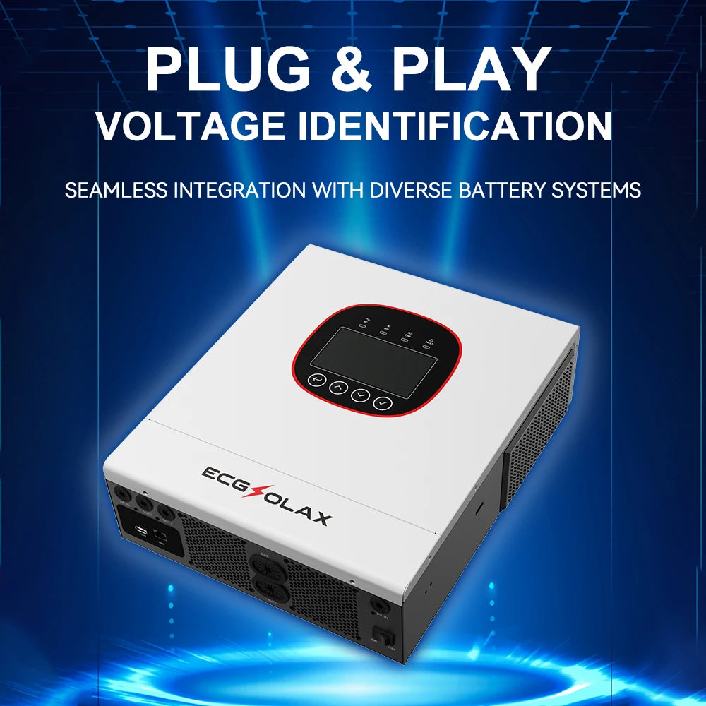 ECGSOLAX 5KW Hybrid Solar Inverter With WiFi MPPT Controller