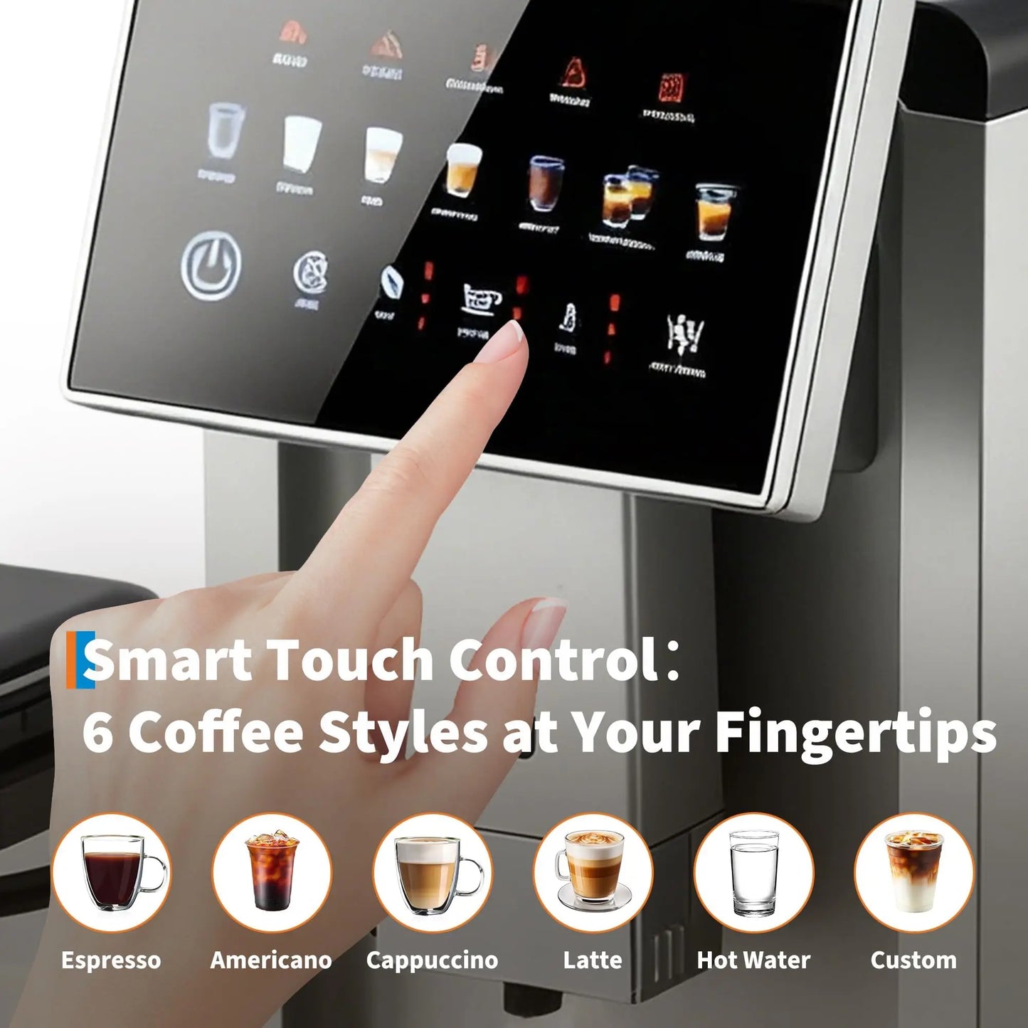 Adoolla Third Gen Automatic Espresso Machine With Milk Frother