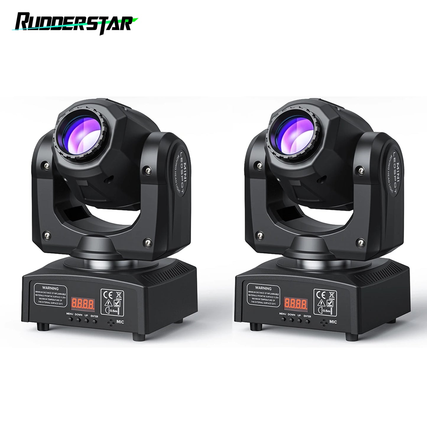 Rudderstar 30W Spot Moving Head Stage Light DMX Voice Control