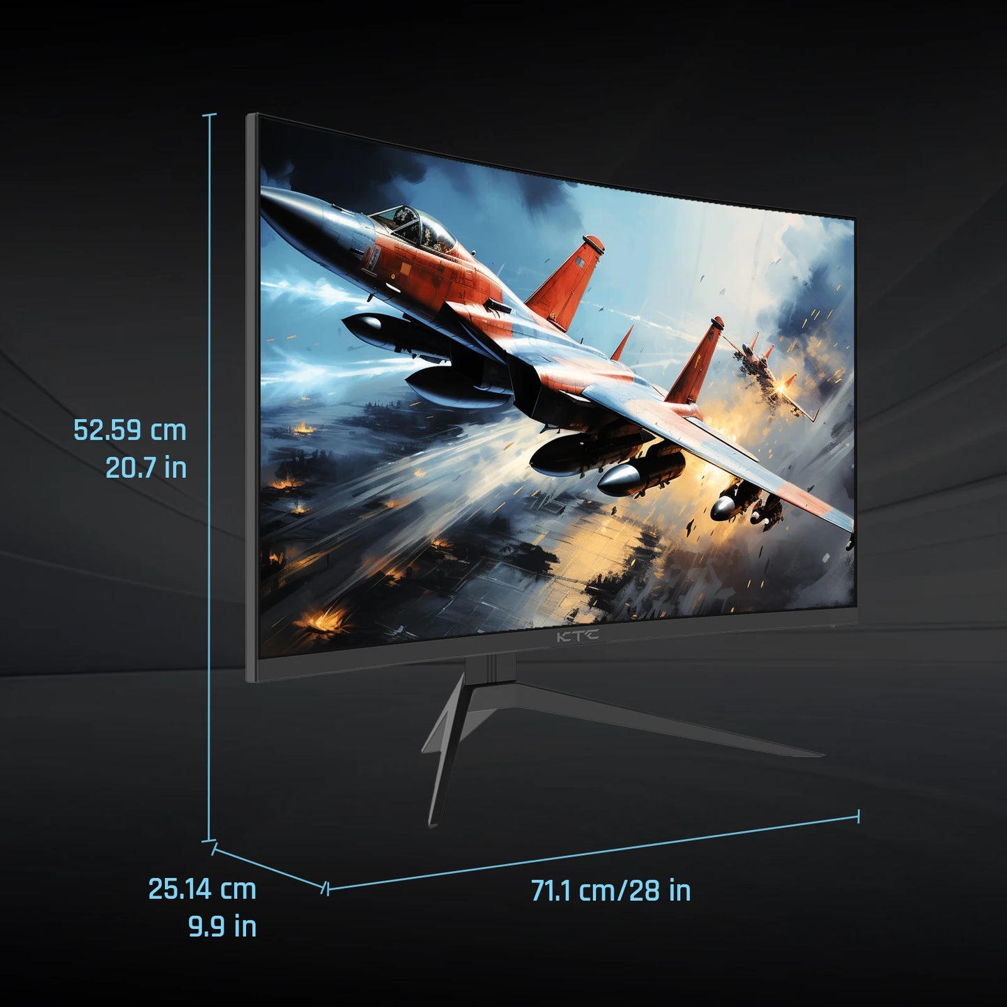 KTC 240Hz Curved Gaming Monitor HDR10 1ms FreeSync G Sync