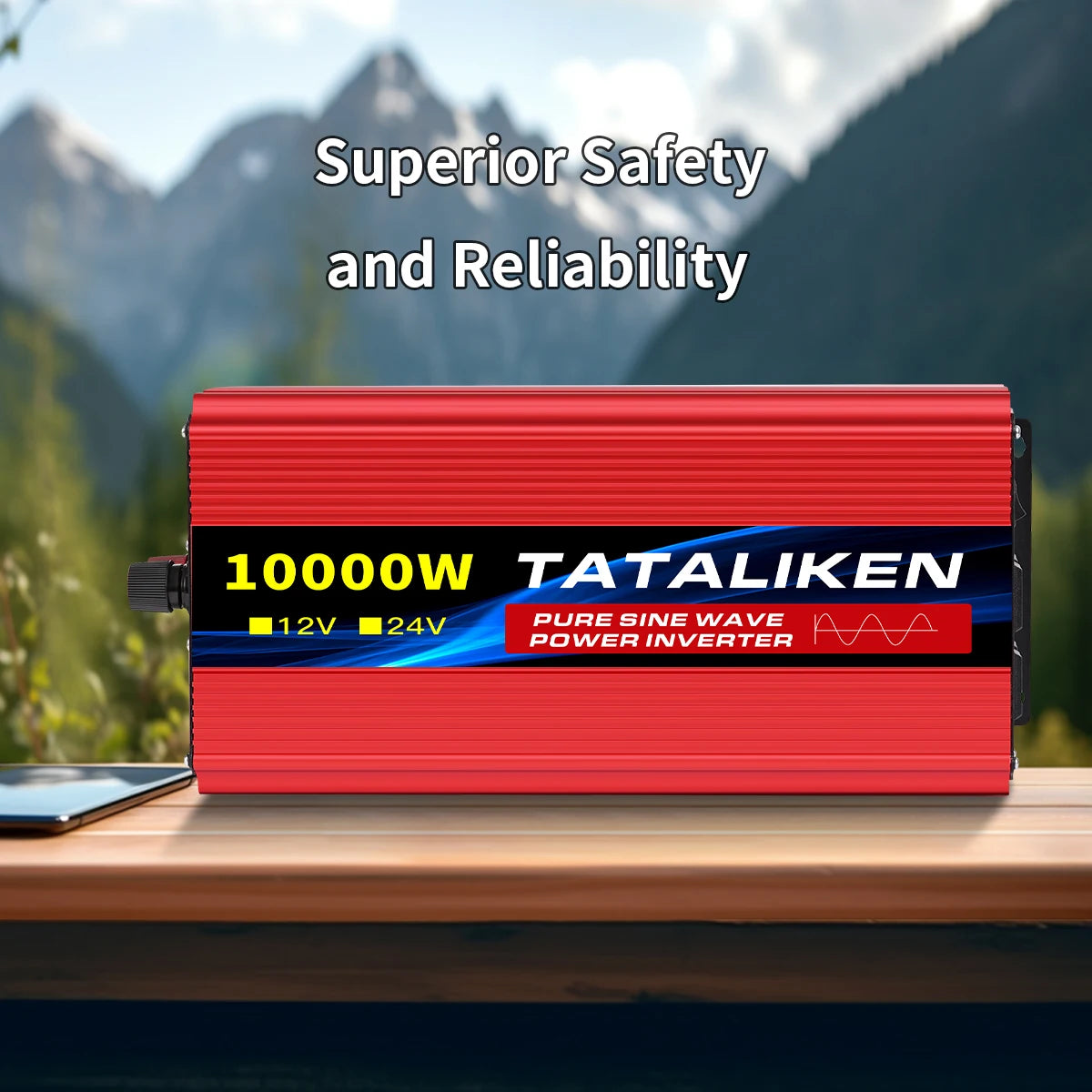 TATALIKEN 12V DC To 110V 60Hz Pure Sine Wave Car Inverter 1000W To 10000W