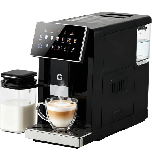 Acekool Espresso Maker With Milk Frother And Grinder