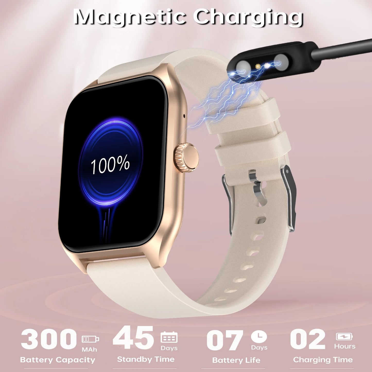 LIVLOVCP AI Voice Assistant Smartwatch For Men Women Health Tracker