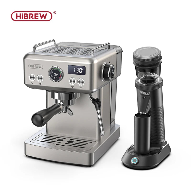HiBREW 20 Bar Semi Automatic Espresso Machine With Temperature Control