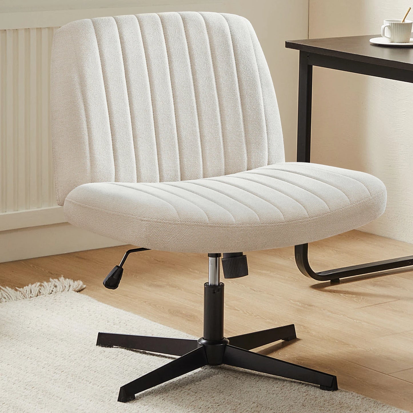 JHK Cross Legged Office Rocking Chair For Home Office Desk