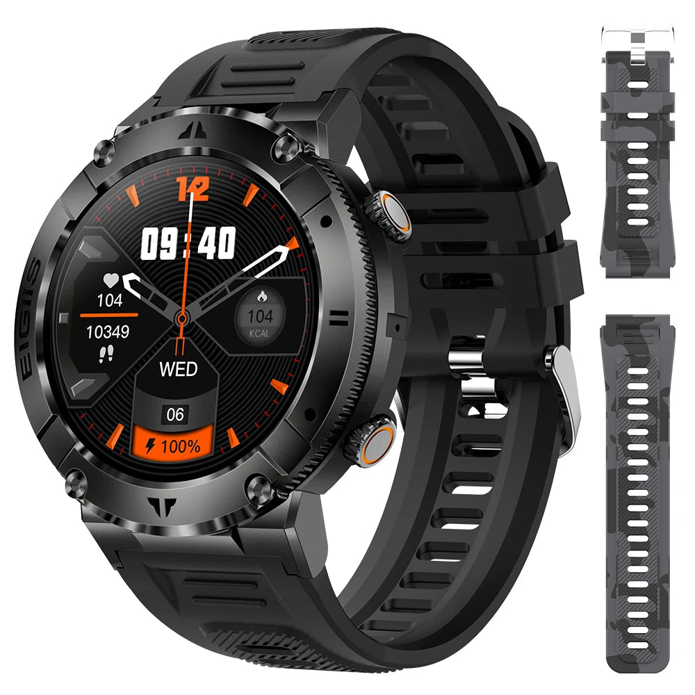LaNikar Smart Watch Men TFT Bluetooth Call Blood Pressure Monitor